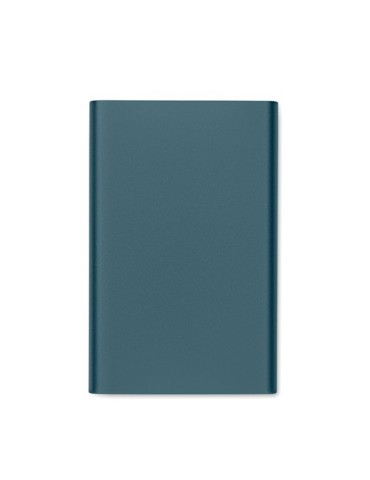 Chargeur sans fil personnalisable powerbank PAWTT Matières : aluminium recyclé  Couleurs : bleu goodies publicitaire événementie