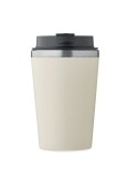 Gobelet en céramique personnalisé 350 ml BLERM Couleurs : beige Matières : acier inoxydable recyclé objet promotionnel éco-respo