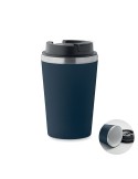 Gobelet en céramique personnalisé 350 ml BLERM Couleurs : bleu marine Matières : acier inoxydable recyclé goodies publicitaire é