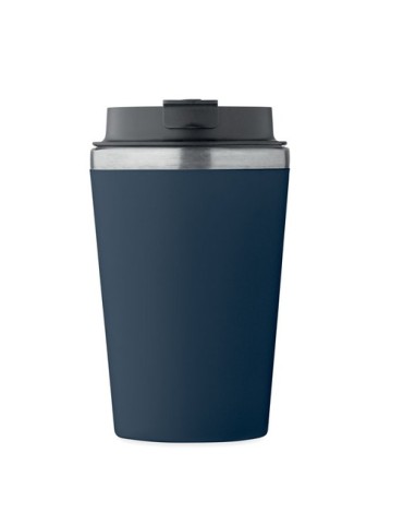 Gobelet en céramique personnalisé 350 ml BLERM Couleurs : bleu marine Matières : acier inoxydable recyclé impression haute défin
