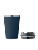 Gobelet en céramique personnalisé 350 ml BLERM Couleurs : bleu marine Matières : acier inoxydable recyclé personnalisation rapid