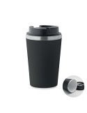 Gobelet en céramique personnalisé 350 ml BLERM Couleurs : noir Matières : acier inoxydable recyclé cadeau entreprise pas cher