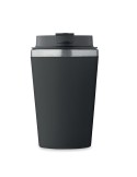 Gobelet en céramique personnalisé 350 ml BLERM Couleurs : noir Matières : acier inoxydable recyclé marquage laser ultra précis