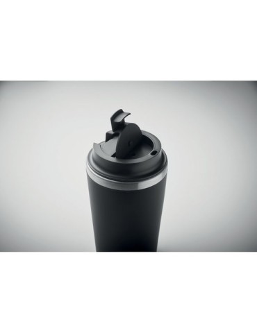Gobelet en céramique personnalisé 350 ml BLERM Couleurs : noir Matières : acier inoxydable recyclé cadeau client original