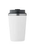 Gobelet en céramique personnalisé 350 ml BLERM Couleurs : blanc Matières : acier inoxydable recyclé livraison express 24h 48h