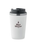 Gobelet en céramique personnalisé 350 ml BLERM Couleurs : blanc Matières : acier inoxydable recyclé impression logo haute qualit