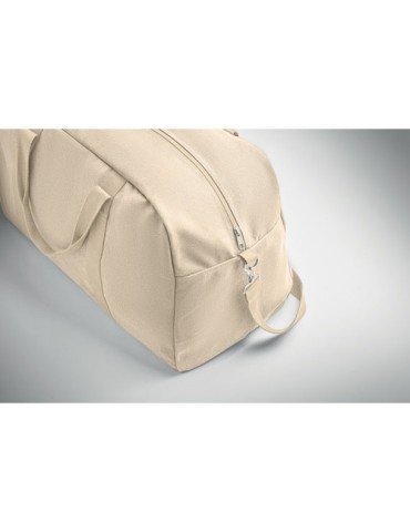 Sac de voyage personnalisable 450 gr/m² DUFFAS Matières : coton recyclé Couleurs : beige goodies publicitaire événementiel