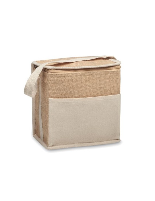 Sac isotherme toile et jute 3L LONA Personnalisé