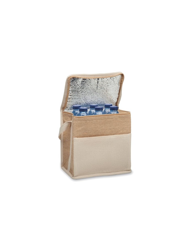 Sac isotherme toile et jute 3L LONA Personnalisé