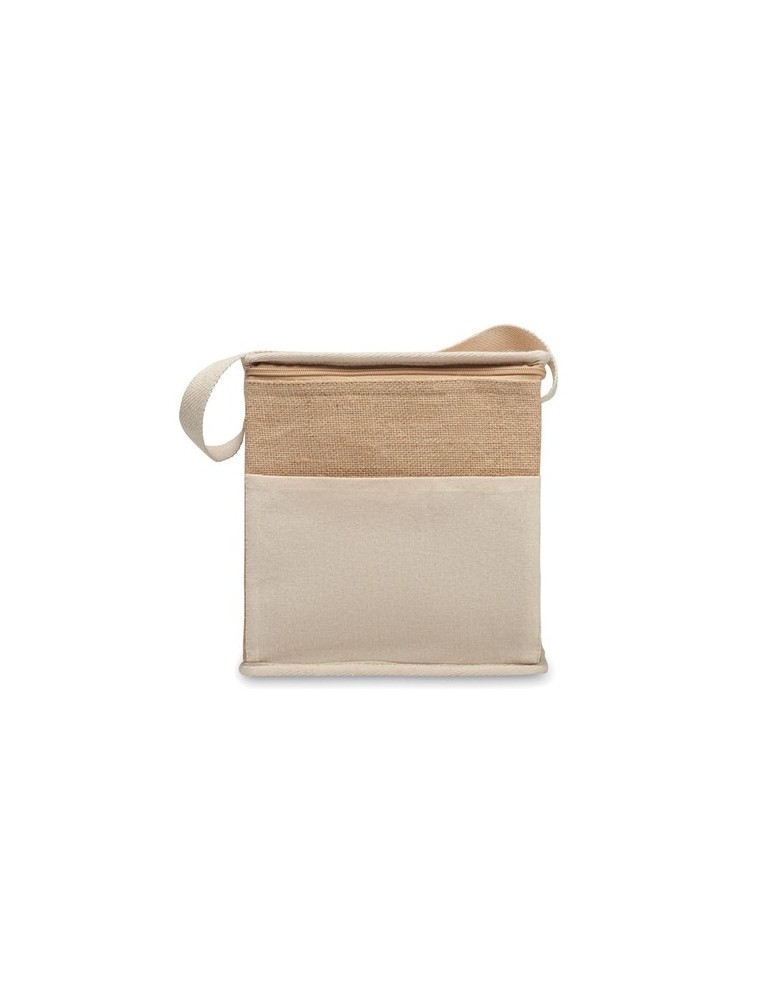 Sac isotherme toile et jute 3L LONA Personnalisé