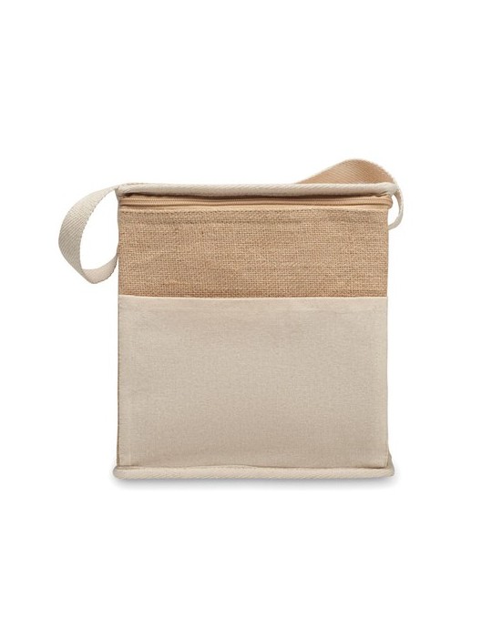 Sac isotherme toile et jute 3L LONA Personnalisé
