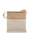 Sac isotherme personnalisé en toile et jute 3L - LONA Matières : jute Couleurs : beige cadeau entreprise pas cher