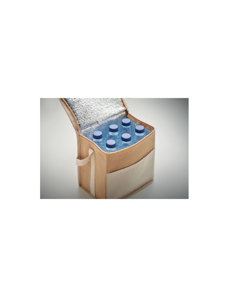 Sac isotherme toile et jute 3L LONA Personnalisé