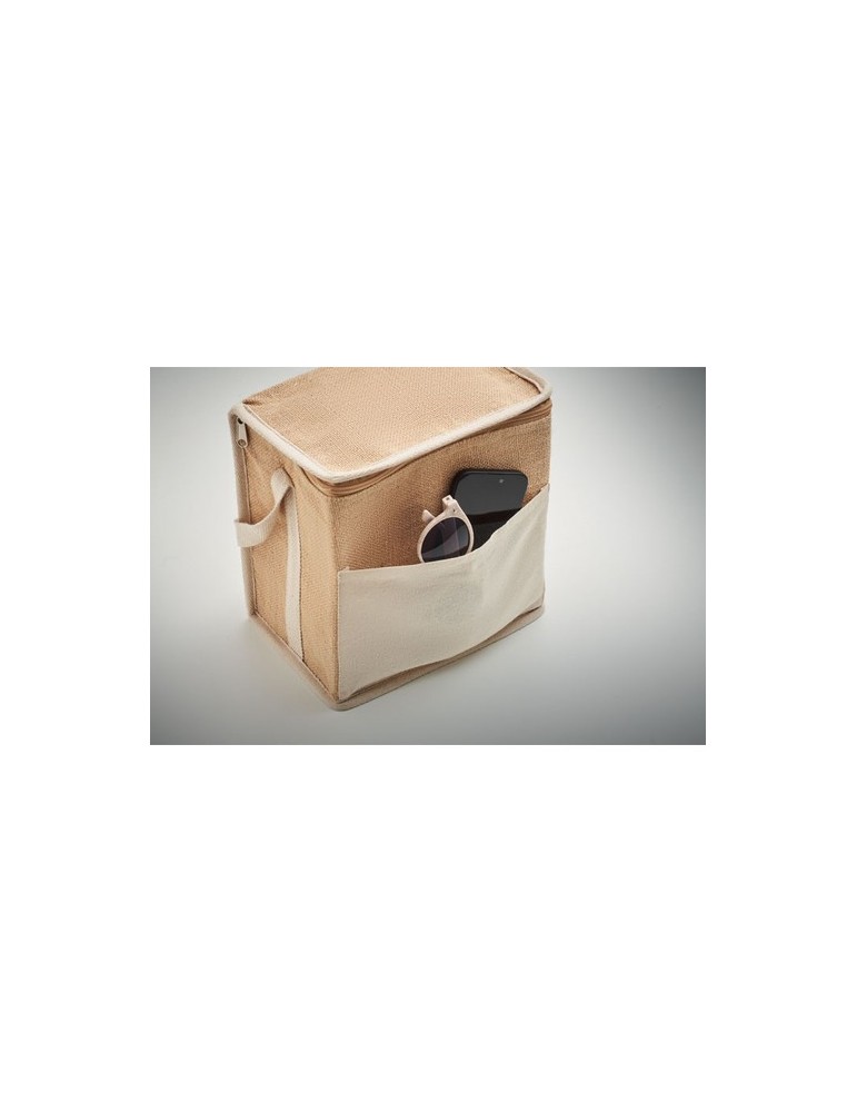 Sac isotherme toile et jute 3L LONA Personnalisé