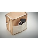 Sac isotherme personnalisé en toile et jute 3L - LONA Matières : jute Couleurs : beige livraison express 24h 48h