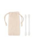 Coton-tiges réutilisables personnalisés BOGIE Matières : coton Couleurs : beige
