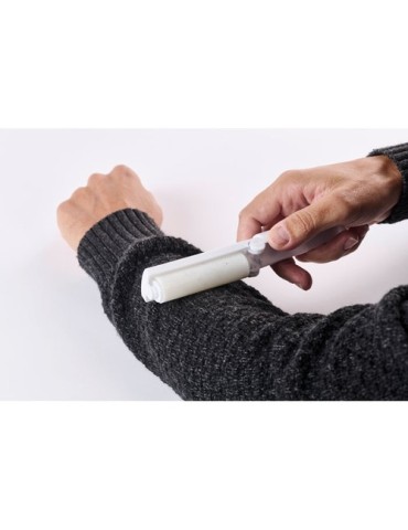 Rouleau adhésif réutilisable personnalisable CROLL Matières : polypropylène (PP) Couleurs : blanc livraison express 24h 48h