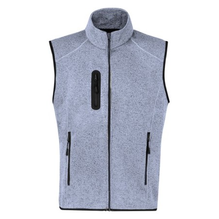 Gilet Personnalisé Bicolore Confortable et Stylé Anderson pas cher Matières : polaire Taille textile : L Couleurs : gris foncé i