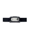 Lampe frontale LED rechargeable personnalisable ELYDEE Matières : ABS Couleurs : noir personnalisable avec votre logo