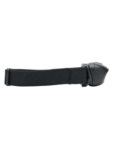 Lampe frontale LED rechargeable personnalisable ELYDEE Matières : ABS Couleurs : noir cadeau collaborateur premium