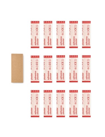 15 pièces de pansements personnalisables s OUCH Matières : papier recyclé Couleurs : beige 2