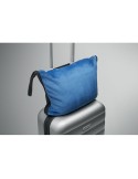 Couvertures de voyage 2 en 1 personnalisables et confortables COZY Matières : PET Couleurs : bleu cadeau collaborateur premium