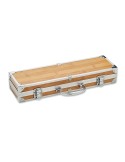 Ustensiles de BBQ personnalisables en acier inox - TOOLDERA Matières : acier inoxydable Couleurs : bois cadeau entreprise pas ch