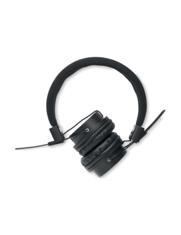 Casque sans fil pliable en ABS personnalisé TONE Matières : ABS Couleurs : noir marquage laser ultra précis