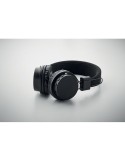 Casque sans fil pliable en ABS personnalisé TONE Matières : ABS Couleurs : noir objet promotionnel éco-responsable