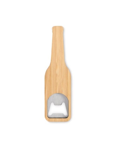 Décapsuleur personnalisable en bambou BUPER Matières : acier inoxydable Couleurs : bois 2