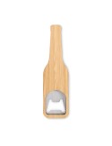 Décapsuleur personnalisable en bambou BUPER Matières : acier inoxydable Couleurs : bois personnalisable avec votre logo