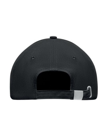 Casquette LED en coton 5 pans personnalisable LUZCAP Matières : coton Couleurs : noir 2
