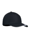Casquette LED en coton 5 pans personnalisable LUZCAP Matières : coton Couleurs : noir cadeau entreprise pas cher