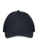 Casquette LED en coton 5 pans personnalisable LUZCAP Matières : coton Couleurs : noir goodies publicitaire événementiel