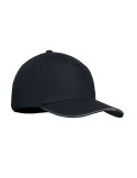 Casquette LED en coton 5 pans personnalisable LUZCAP Matières : coton Couleurs : noir livraison express 24h 48h