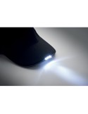 Casquette LED en coton 5 pans personnalisable LUZCAP Matières : coton Couleurs : noir cadeau collaborateur premium