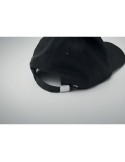 Casquette LED en coton 5 pans personnalisable LUZCAP Matières : coton Couleurs : noir personnalisation rapide en France