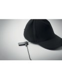 Casquette LED en coton 5 pans personnalisable LUZCAP Matières : coton Couleurs : noir accessoire événementiel unique