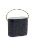 Enceinte sans fil personnalisable 15W avec chargeur WUSIC Matières : ABS Couleurs : noir