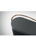 Enceinte sans fil personnalisable 15W avec chargeur WUSIC Matières : ABS Couleurs : noir cadeau entreprise pas cher