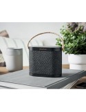 Enceinte sans fil personnalisable 15W avec chargeur WUSIC Matières : ABS Couleurs : noir impression haute définition