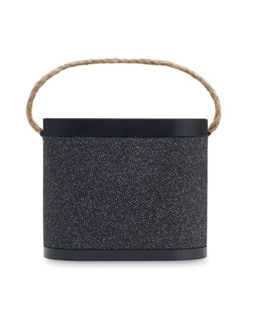 Enceinte sans fil personnalisable 15W avec chargeur WUSIC Matières : ABS Couleurs : noir livraison express 24h 48h