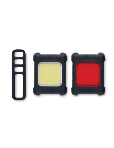 Kit d'éclairage personnalisable  pour vélo BLIGHT Matières : ABS Couleurs : noir cadeau entreprise pas cher