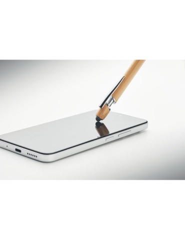 Stylo à bille personnalisable en bambou  RENN Matières : bambou Couleurs : bois goodies publicitaire événementiel