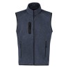 Gilet Personnalisé Bicolore Confortable et Stylé Anderson pas cher Matières : polaire Taille textile : XL Couleurs : gris foncé 