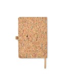 Cahier A5 personnalisable en liège de couleur CORNOTA Matières : papier Couleurs : beige personnalisable avec votre logo