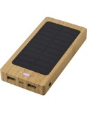 Chargeur solaire en bambou  8 000mAh Joan Matières : bambou Couleurs : bambou goodies publicitaire événementiel