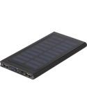Power bank solaire  en aluminium 8 000mAh - Adriana Matières : aluminium Couleurs : noir cadeau entreprise pas cher