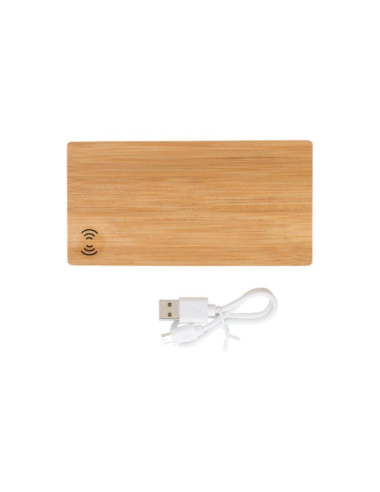 Power bank  en bambou 6 000mAh - Walter Matières : bambou Couleurs : brun