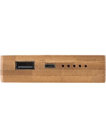 Power bank  en bambou 6 000mAh - Walter Matières : bambou Couleurs : brun 2